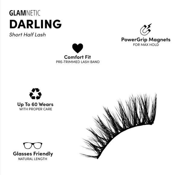 Glamnetic Invisible Magnetic Half Lashes - Picture 3 of 6